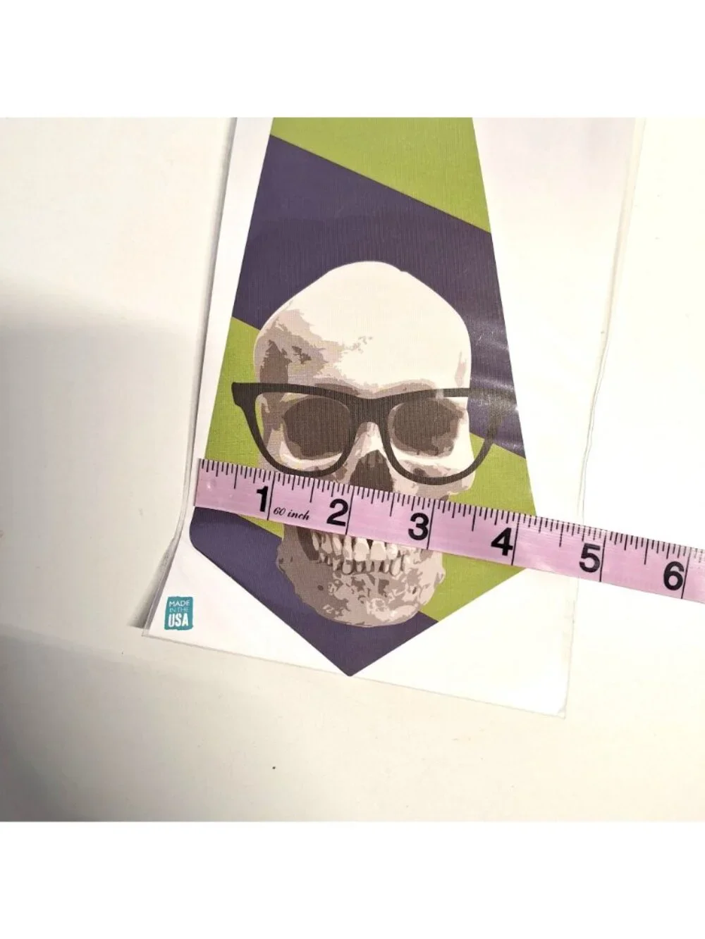 Skull Guy Sticky Ties Reusable Wearable Fabric Sticker Design By EvREwares